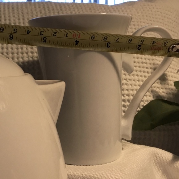 Starbucks Pottery Ceramic Coffee Tea Pitcher 30.4 oz & Coffee Tea Mug 11 oz - Picture 9 of 11